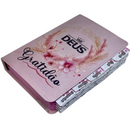 Bíblia Deus Gratidão Letra Gigante Capa Flexível Com Harpa E Abas Feminina Arc