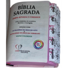 Bíblia Deus Gratidão Letra Gigante Capa Flexível Com Harpa E Abas Coladas Feminina Arc
