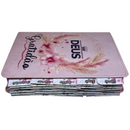 Bíblia Deus Gratidão Letra Gigante Capa Flexível Com Harpa E Abas Feminina Arc