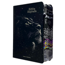 Bíblia Sagrada Hipergigante PPM Capa Dura Leão Universo Feminina e Masculina Com Abas Leão Já Coladas ARC