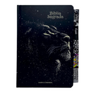 Bíblia Sagrada Hipergigante PPM Capa Dura Leão Universo Feminina e Masculina Com Abas Leão Já Coladas ARC