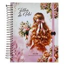 Bíblia Filha do Rei Com Espaço Para Anotaçoes Com Elastico e Medalhão NVI