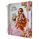 Bíblia Filha do Rei Com Espaço Para Anotaçoes Com Elastico e Medalhão NVI