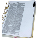 Bíblia Arranjo Bege Letra Normal Com Elástico e Medalhão Com Espaço Anotações Feminina Nvi SB