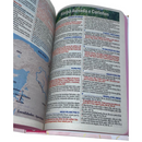 Bíblia Capa Dura Com Elástico Rosa E Medalhão Letra Gigante Com Harpa - Seja Forte E Aba Feminina