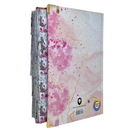 Bíblia Capa Dura Com Elástico Rosa E Medalhão Letra Gigante Com Harpa - Seja Forte E Aba Feminina