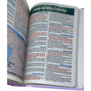 Bíblia Capa Dura Com Elástico Rosa E Medalhão Letra Gigante Com Harpa - Escolhida por Deus E Aba Feminina