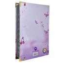 Bíblia Capa Dura Com Elástico Rosa E Medalhão Letra Gigante Com Harpa - Escolhida por Deus E Índice