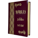 Bíblia Cor Bordô Letra Jumbo Capa Coverbook Flexível Feminina e Masculina Nvi