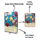 Bíblia Florescer Letra Normal Capa Dura Feminina Com Índice Naa