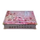 Bíblia Sagrada Letra Hipergigante PPM Capa Dura Jardim Rosa Feminina Com Harpa ARC e Índice