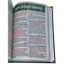 Bíblia Sagrada Letra Hipergigante Capa Dura Leão Universo Com Harpa e Abas Leão ARC