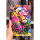 Bíblia Lion Colorido Letra Normal Capa Dura Masculina e Feminina Com Índice Ntlh