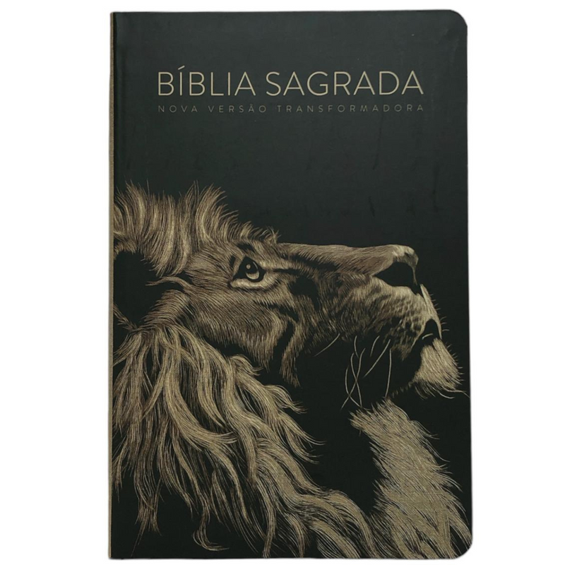 Bíblia Lion Head Letra Normal Capa Dura Masculina e Feminina Nvt