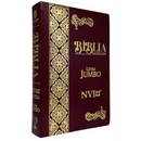 Bíblia Cor Bordô Letra Jumbo Capa Coverbook Flexível Feminina e Masculina Nvi