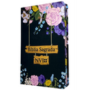 Bíblia Jardim Preta Letra Normal Capa Dura Slim Feminina Nvi