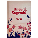 Bíblia Floral Cartoon Letra Normal Capa Dura Slim Feminina Nvi