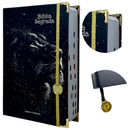 Bíblia Sagrada Letra Hipergigante Capa Dura Leão Universo Com Harpa e Índice ARC