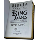 Bíblia Cor Preta Letra Jumbo Capa Coverbook Flexível Com Índice Feminina e Masculina King James 1611
