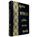 Bíblia Cor Preta Letra Jumbo Capa Coverbook Flexível Feminina e Masculina Nvi