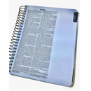 Bíblia Arranjo Bege Letra Normal Capa Dura Com Espiral e Espaço Anotações Feminina Nvi SB