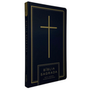 Bíblia Cruz All Black Letra Normal Capa Dura Soft Touch Masculina e Feminina Nvt