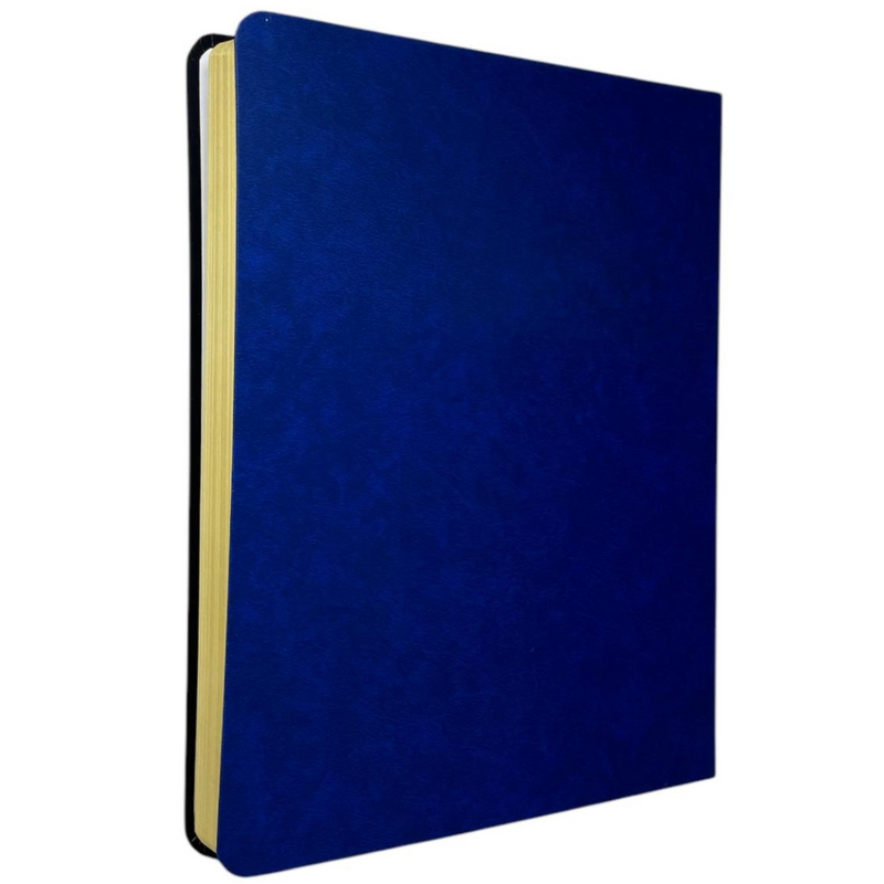 Bíblia Preta e Azul Letra Normal Capa Flexível Slim Large Masculina Nvi