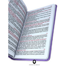 Livro Escudo Lilás Hinário Harpa Avivada e Corinhos Capa PU Almofadada Letra Hipergigante