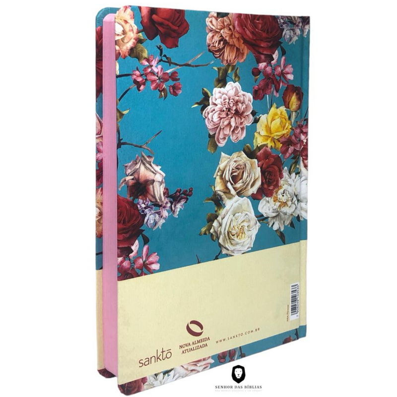 Bíblia Florescer Letra Normal Capa Dura Feminina Naa
