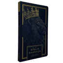 Bíblia Cruz All Black Letra Normal Capa Dura Soft Touch Masculina e Feminina Nvt