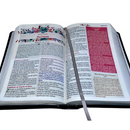 Bíblia Da Mulher Sábia Magnólia Preta De Estudo Letra Hipergigante Capa Flexível Com Harpa e Abas Adesivas Femininas Arc