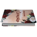 Bíblia Mulheres de Oração Flores Vermelha De Estudo Letra Gigante Capa Flexível Com Harpa Feminina Arc