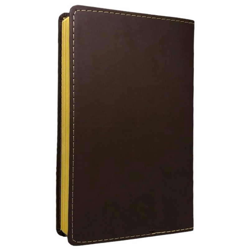 Bíblia Mover de Deus Cor Marrom Com Estudo Letra Gigante Capa Flexível Com Harpa Masculina Arc