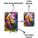 Bíblia Lion Colorido Letra Normal Capa Dura Masculina e Feminina Com Índice Ntlh