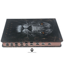 Bíblia Leão Crinza e Laranja Letra Normal Capa Dura Masculina Com Índice Naa