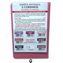 Livro Escudo Rosa Hinário Harpa Avivada e Corinhos Capa PU Almofadada Letra Hipergigante