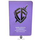 Livro Escudo Lilás Hinário Harpa Avivada e Corinhos Capa PU Almofadada Letra Hipergigante