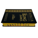 Bíblia Cor Preta Letra Jumbo Capa Coverbook Flexível Com Índice Feminina e Masculina King James 1611