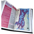 Bíblia Da Mulher Sábia Magnólia Preta De Estudo Letra Hipergigante Capa Flexível Com Harpa e Abas Adesivas Femininas Arc