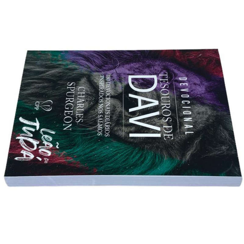 Livro Devocional Tesouros de Davi Leão de Judá Capa Brochura