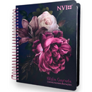 Bíblia Flores Noturnas Letra Normal Capa Dura Com Espiral e Espaço Anotações Feminina Nvi