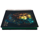 Bíblia Leão Dourado Letra Normal Capa Dura Com Espiral e Espaço Anotações Masculina Nvi