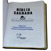 Bíblia Bordô e Preta Letra Normal Capa Flexível Slim Large Masculina Nvi