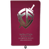 Livro Escudo Pink Hinário Harpa Avivada e Corinhos Capa PU Almofadada Letra Hipergigante