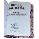 Bíblia Floral Cartoon Letra Normal Capa Dura Slim Feminina Nvi