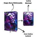 Bíblia Lion Roxa Letra Normal Capa Dura Masculina e Feminina Com Índice Ntlh