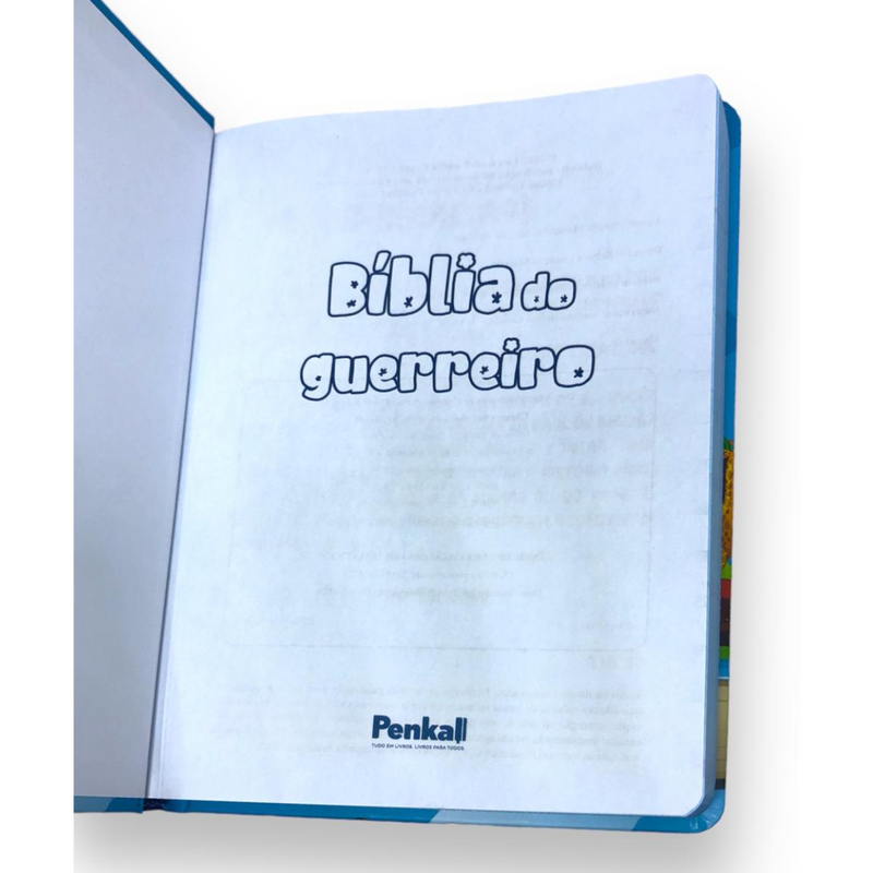 Bíblia Do Guerreiro Infantil Capa Dura Masculina Com QR Code - 02