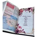 Bíblia Da Mulher Sábia Magnólia Preta De Estudo Letra Hipergigante Capa Flexível Com Harpa e Abas Adesivas Femininas Arc