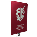 Livro Escudo Vermelha Hinário Harpa Avivada e Corinhos Capa PU Almofadada Letra Hipergigante