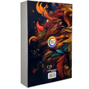 Bíblia Leão Rugindo Letra Gigante Capa Brochura Com Harpa Masculina Arc